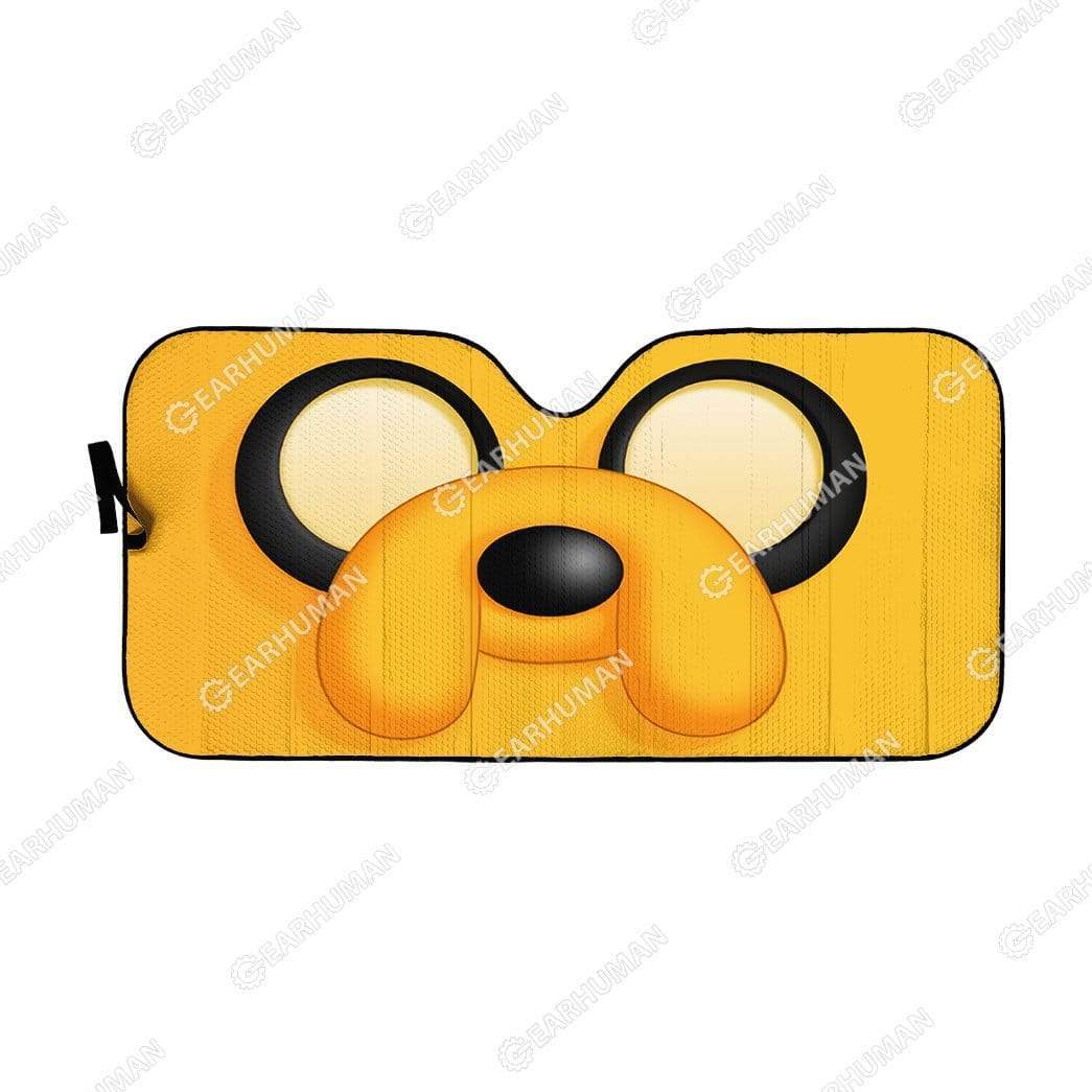 Custom Car Auto Sunshade Jake the Dog HD-GH1581939-SS Auto Sunshade 57''x27.5'' 