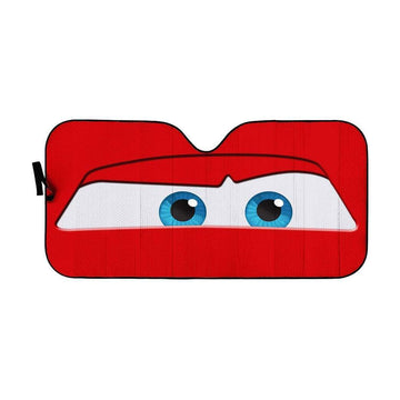 Gearhumans Custom Car Auto Sunshade Lightning McQueen