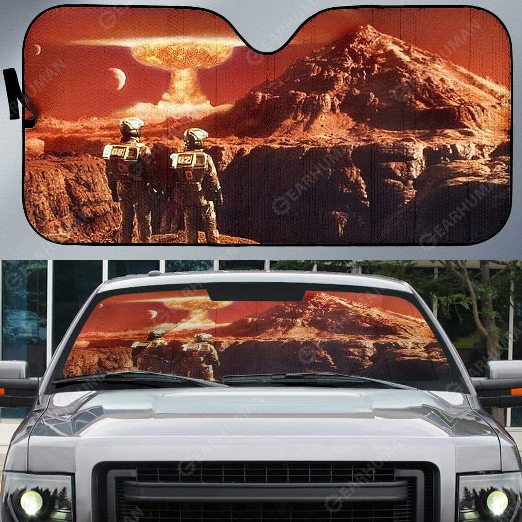 Custom Car Auto Sunshade Mars HD-GH2081919-SS Auto Sunshade 