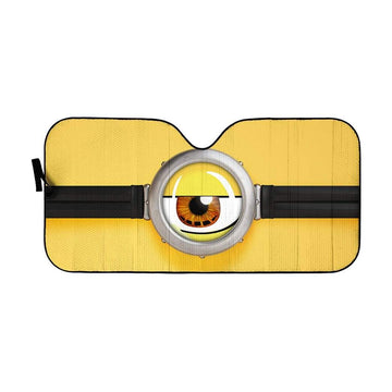 Gearhumans Custom Car Auto Sunshade Minion