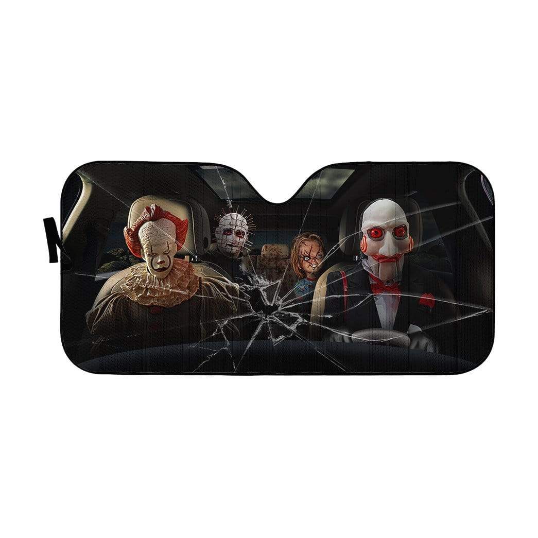 Custom Car Auto Sunshade Murder HD-GH1581944-SS Auto Sunshade 57''x27.5'' 