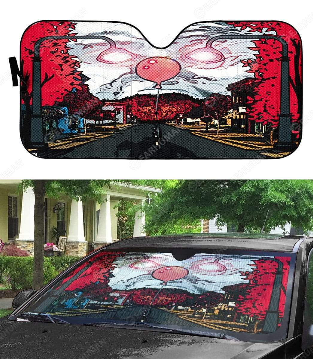 Custom Car Auto Sunshade Pennywise HD-DT2481912-SS Auto Sunshade 