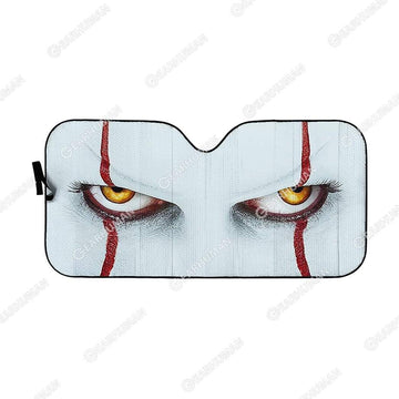 Gearhumans Custom Car Auto Sunshade Pennywise