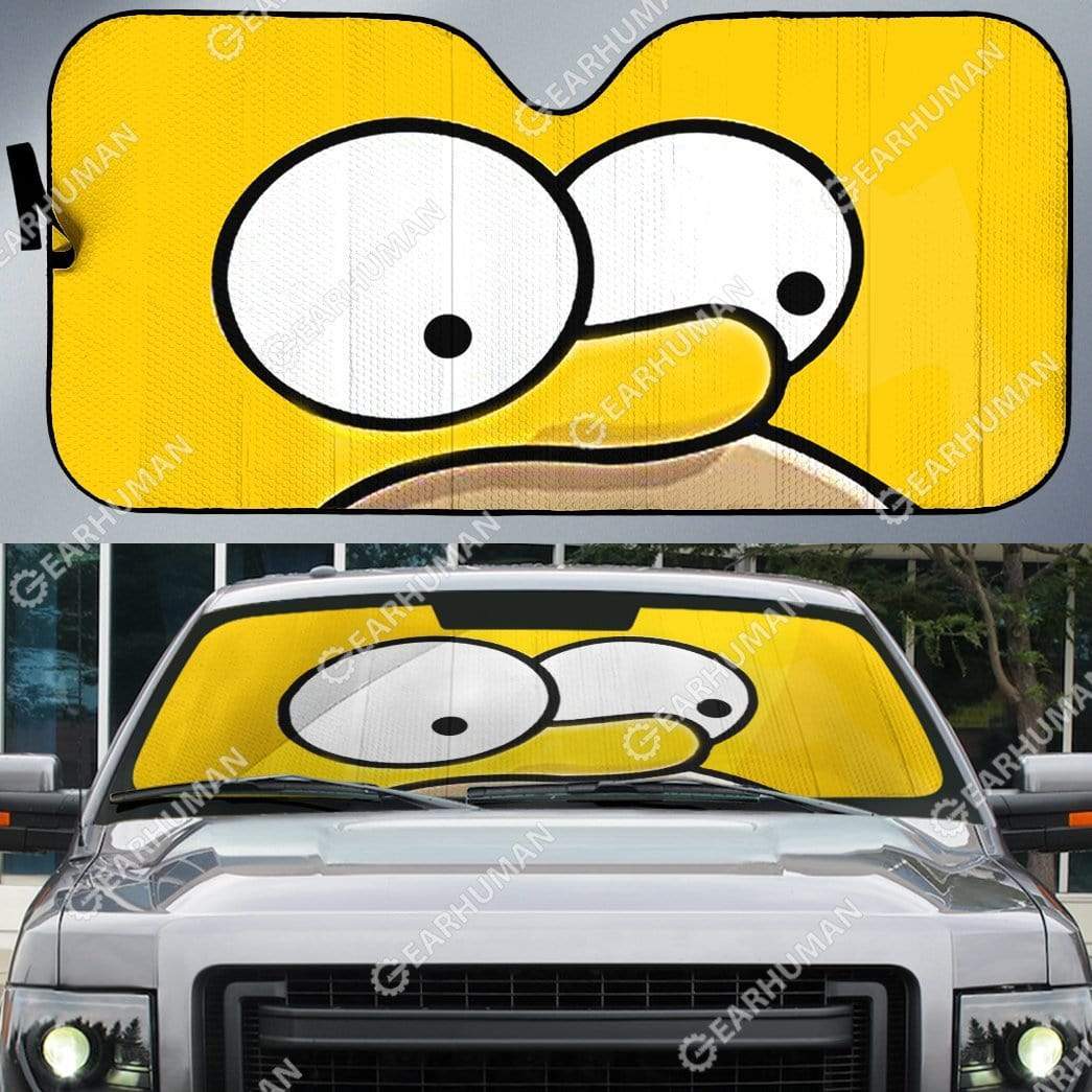 Custom Car Auto Sunshade Simpson HD-GH1581933-SS Auto Sunshade 