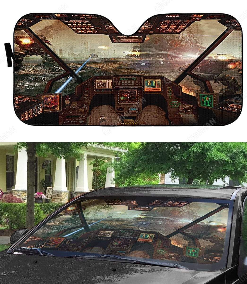 Custom Car Auto Sunshade Spaceship HD-DT2481918-SS Auto Sunshade 