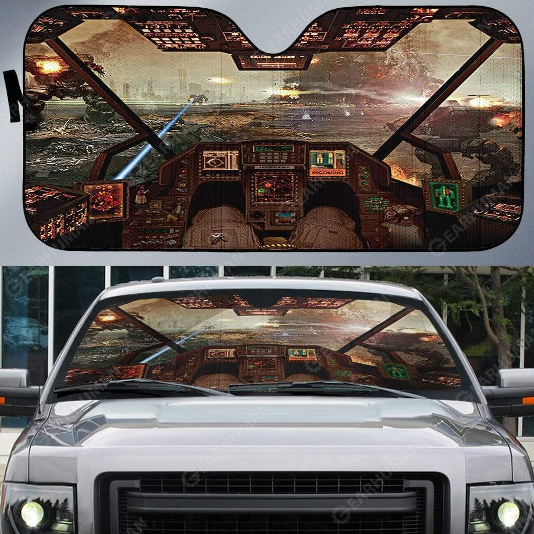 Custom Car Auto Sunshade Spaceship HD-DT2481918-SS Auto Sunshade 