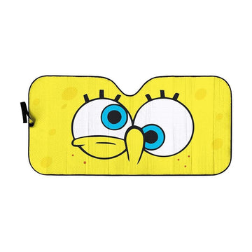 Gearhumans Custom Car Auto Sunshade Spongebob