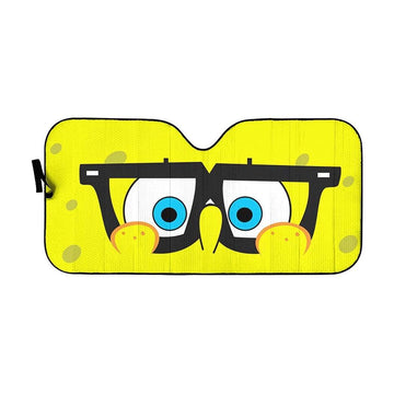 Gearhumans Custom Car Auto Sunshade Spongebob