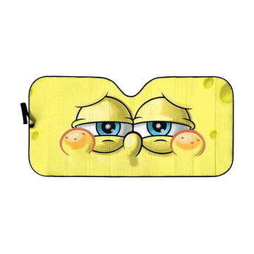 Gearhumans Custom Car Auto Sunshade Spongebob