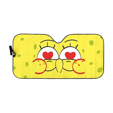 Gearhumans Custom Car Auto Sunshade SpongeBob