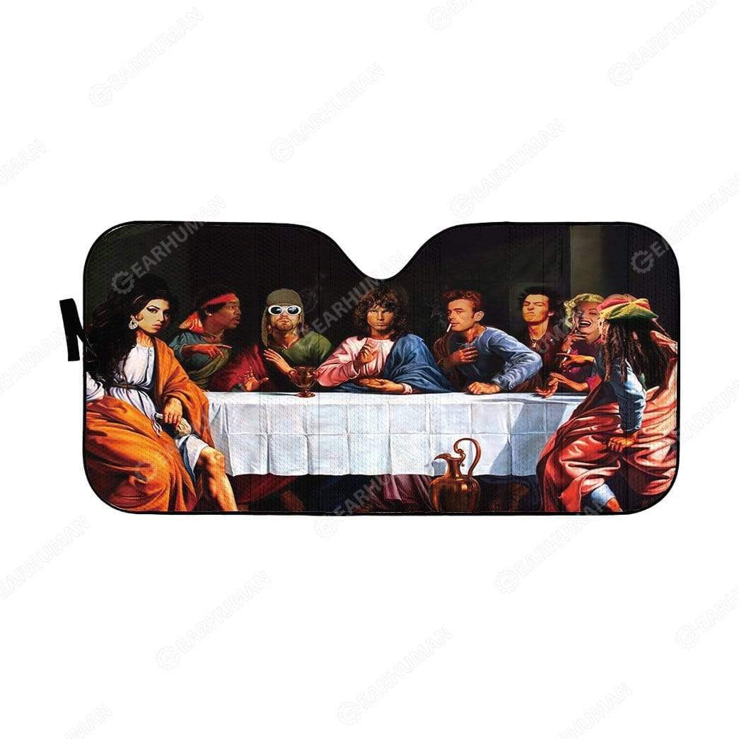 Custom Car Auto Sunshade The Last Supper HD-TT2681913-SS Auto Sunshade 57''x27.5'' 