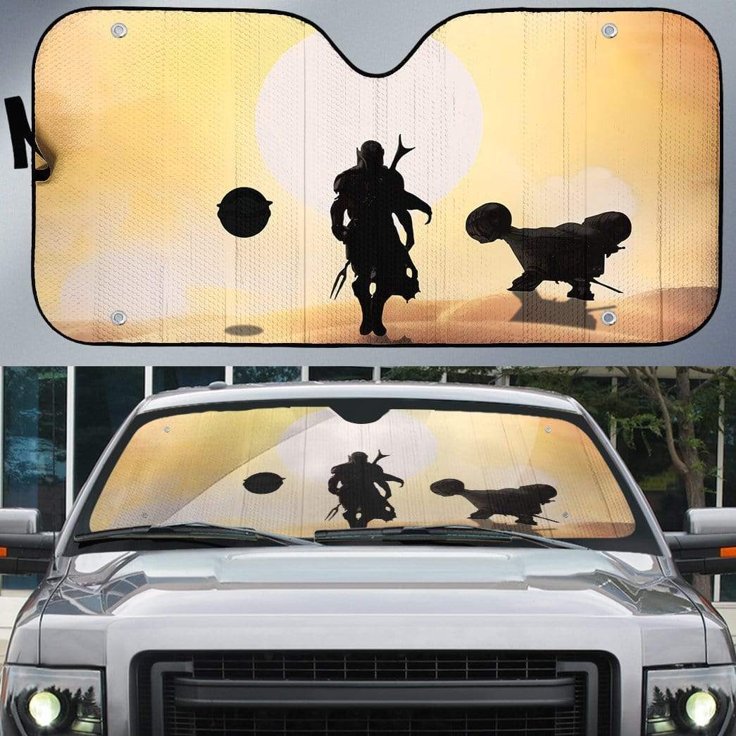 Mandalorian car shade online