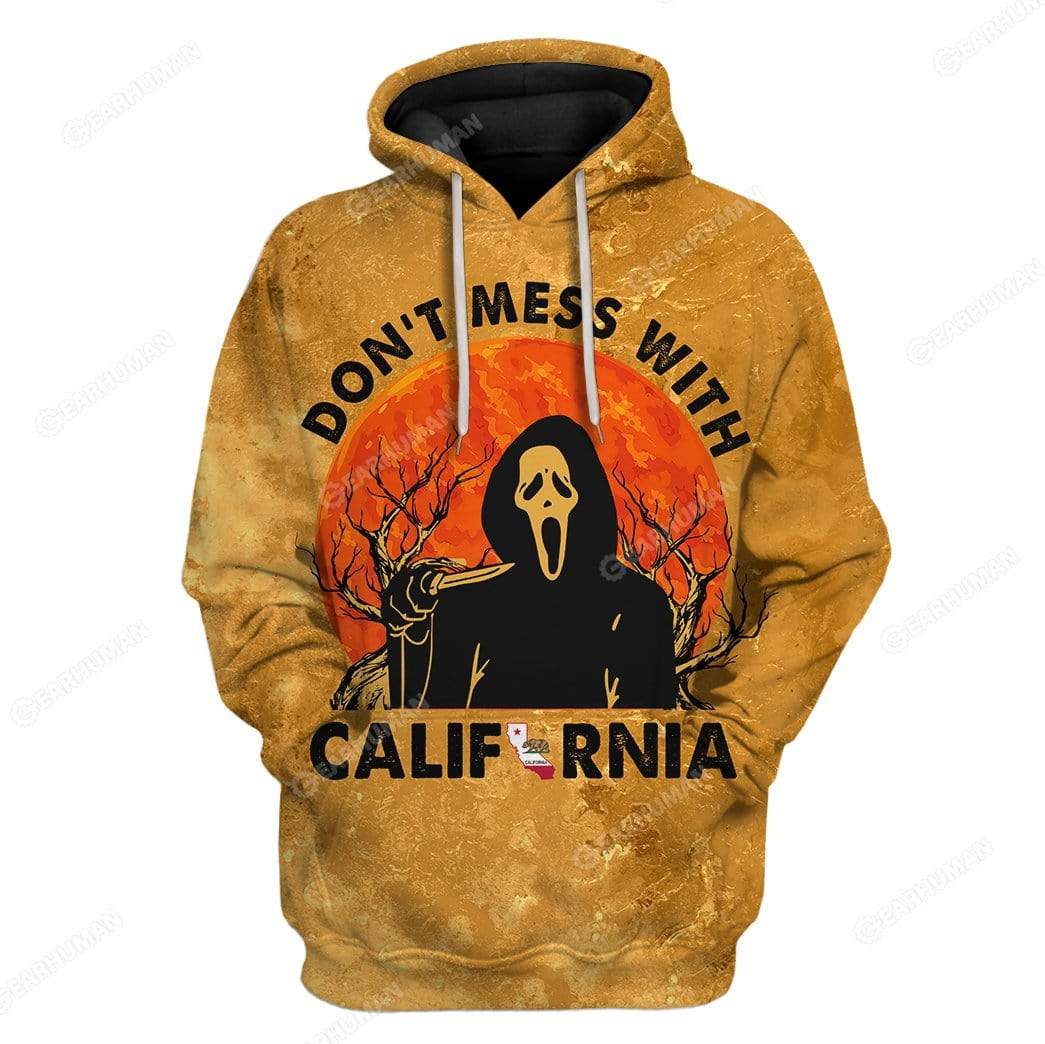 Custom Don't Mess With California Apparel HD-TT2681907 3D Custom Fleece Hoodies Hoodie S 