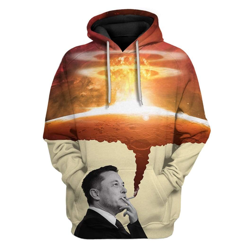 Custom Elon Musk Apparel HD-GH2081921 3D Custom Fleece Hoodies Hoodie S 