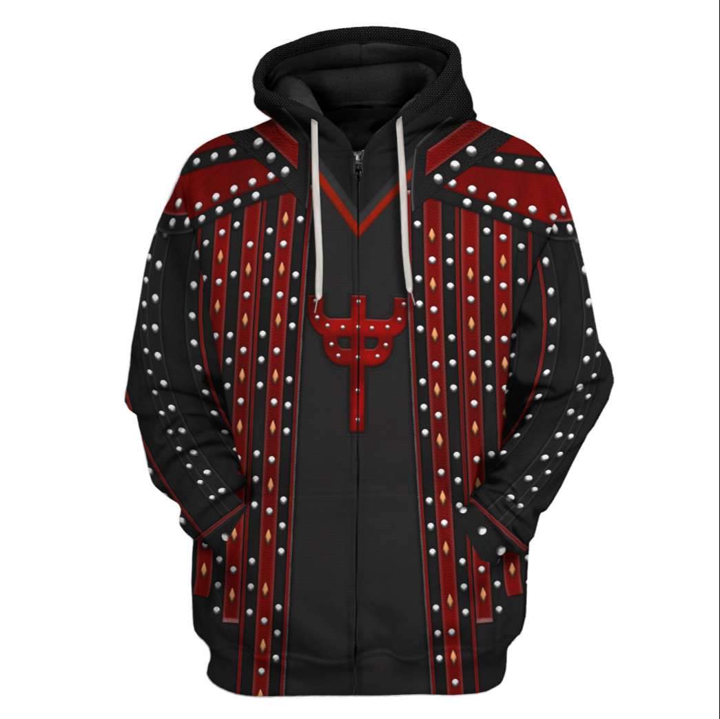 Custom Glenn Tipton Apparel HD-TT0691906 3D Custom Fleece Hoodies Hoodie S 