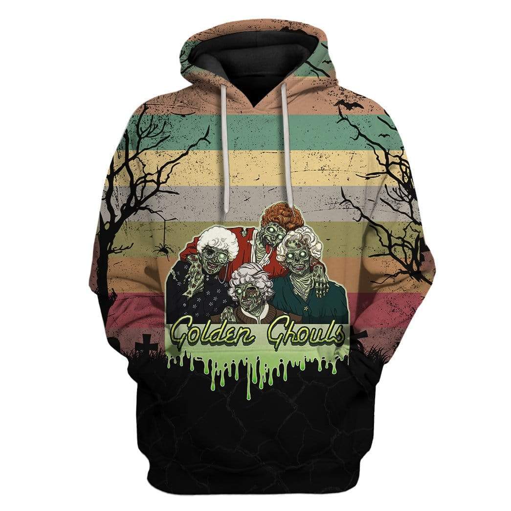 Custom Golden Ghouls Apparel HD-TT2481904 3D Custom Fleece Hoodies Hoodie S 