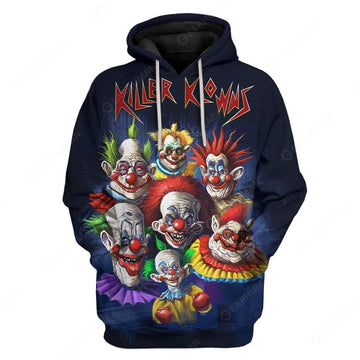 Custom Killer Klowns Apparel HD-AT1191908 3D Custom Fleece Hoodies Hoodie S 