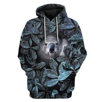 Custom Koala Apparel HD-DT2281923 3D Custom Fleece Hoodies Hoodie S 