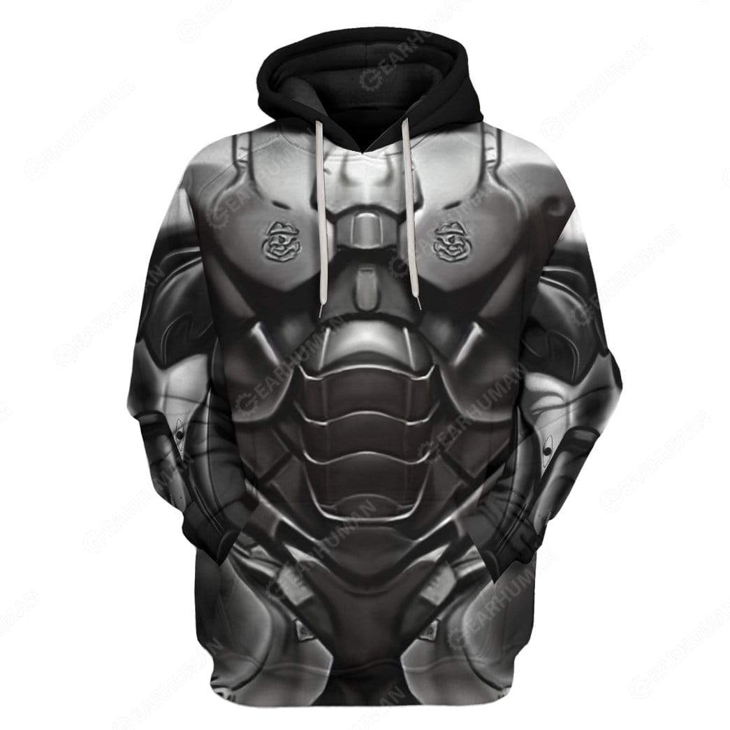 Custom Robocop Apparel HD-TT1191920 3D Custom Fleece Hoodies Hoodie S 