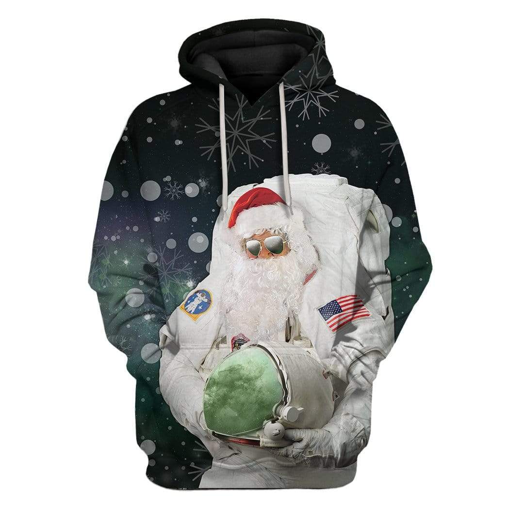 Custom Santa Claus Apparel HD-AT2981920 3D Custom Fleece Hoodies Hoodie S 