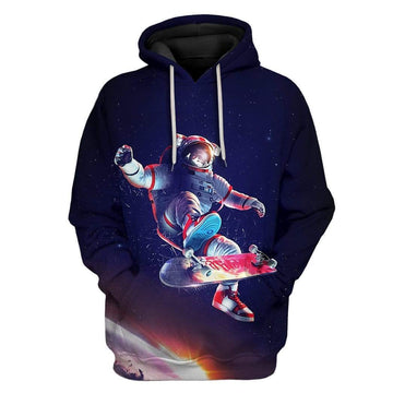 Gearhumans Custom Skateboarding Astronaut Apparel