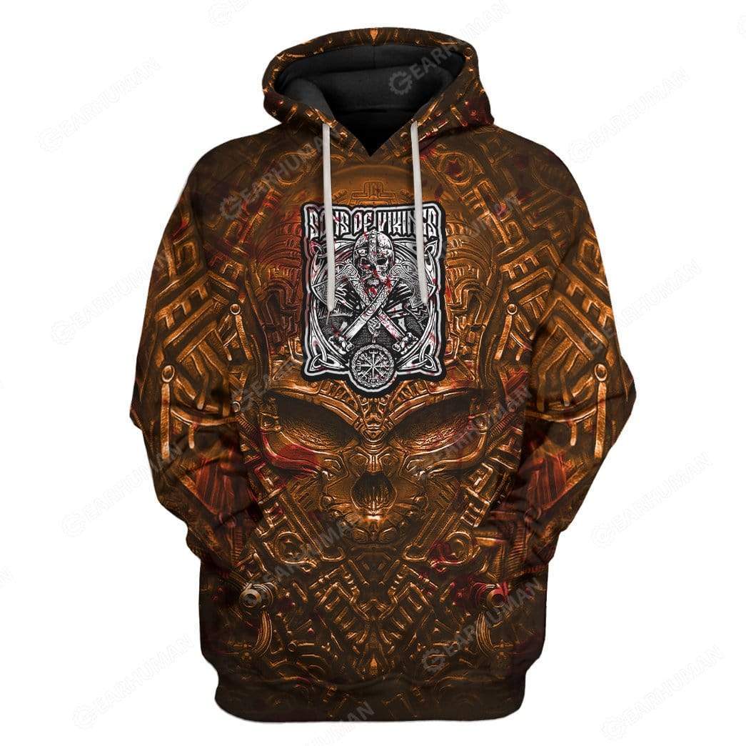 Custom Sons Of Vikings Apparel HD-AT2781921 3D Custom Fleece Hoodies Hoodie S 