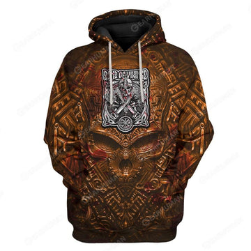 Custom Sons Of Vikings Apparel HD-AT2781921 3D Custom Fleece Hoodies Hoodie S 