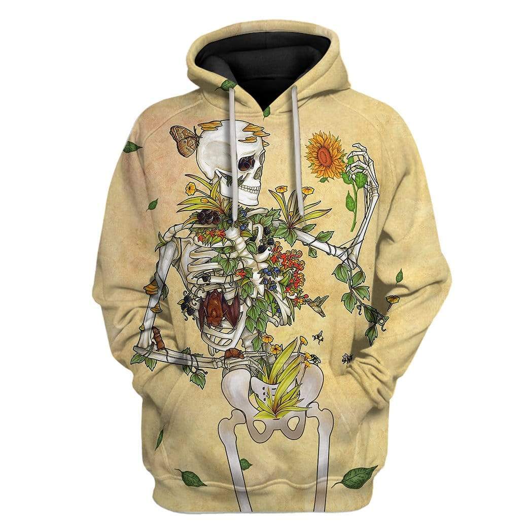 Custom T-shirt - Hoodies Bones and Botany HD-GH0281914 3D Custom Fleece Hoodies Hoodie S 