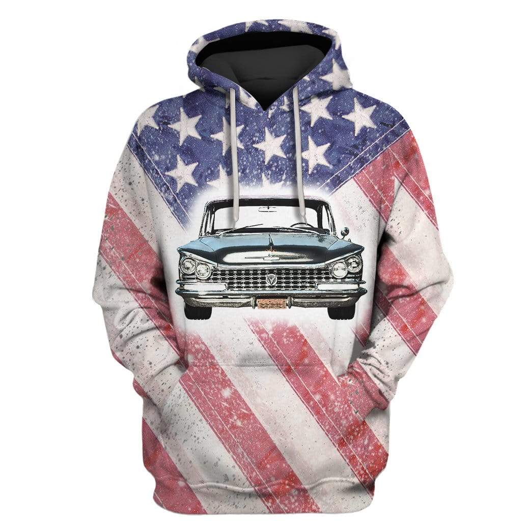 Custom T-shirt - Hoodies Buick - 1959 Electra Flag Car Apparel HD-GH20681 3D Custom Fleece Hoodies Hoodie S 