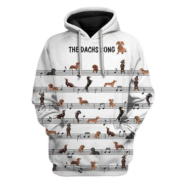 Custom T-shirt - Hoodies Dachshund Dog HD-GH0181906 3D Custom Fleece Hoodies Hoodie S 