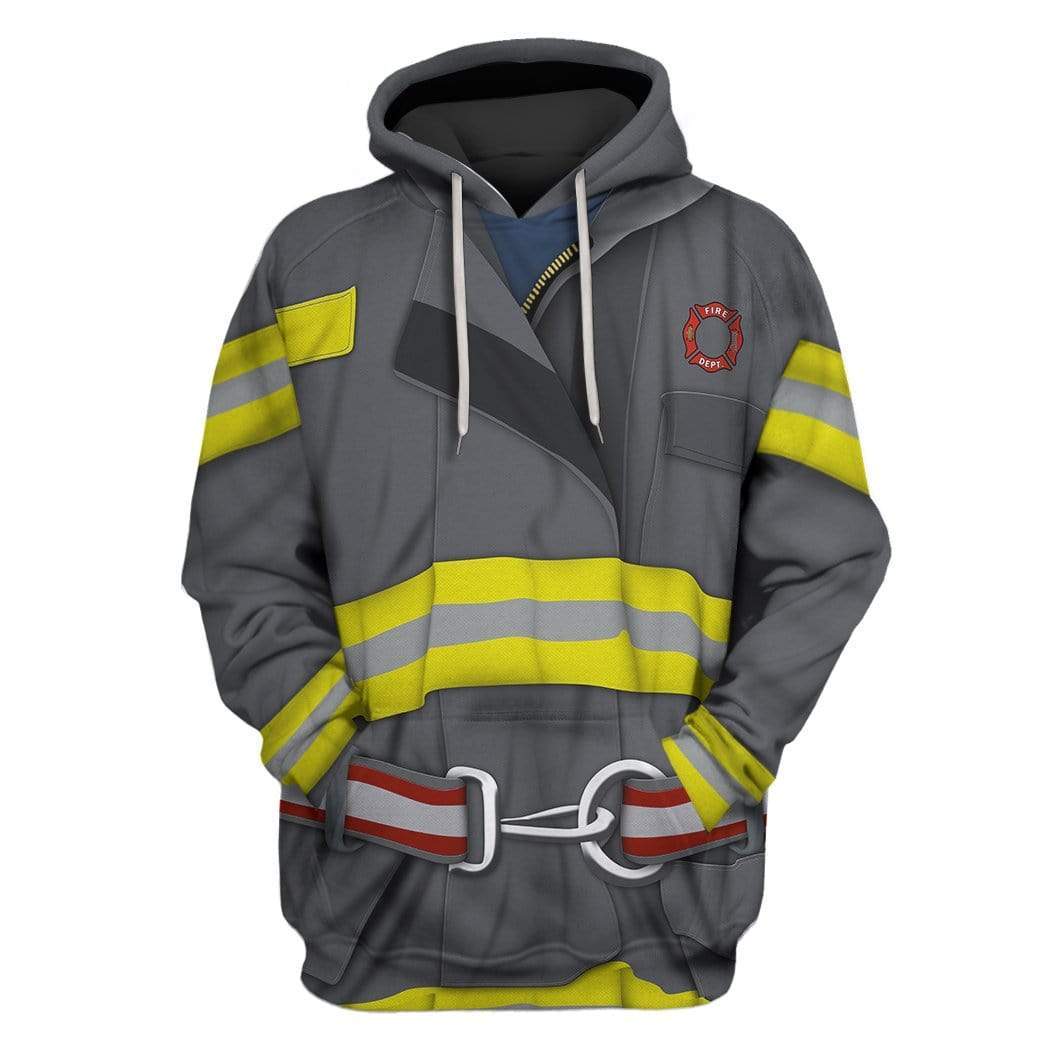 Custom T-shirt - Hoodies FDNY Uniform Apparel HD-GH20503 3D Custom Fleece Hoodies Hoodie S 