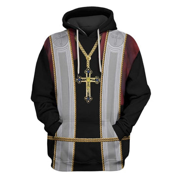 Gearhumans Custom T-shirt - Hoodies Priest Costume Apparel