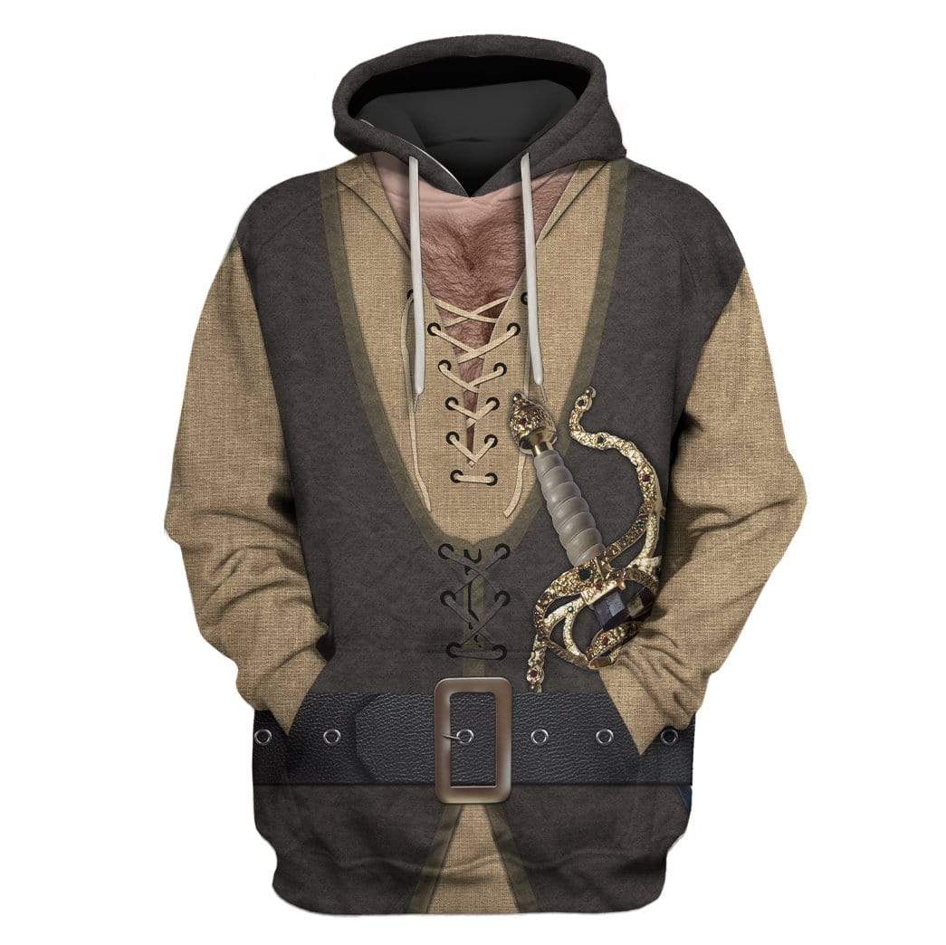 Custom T-shirt - Hoodies Princess Bride Inigo Montoya Costume Apparel HD-GH20522 3D Custom Fleece Hoodies Hoodie S 