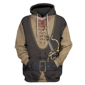 Gearhumans Custom T-shirt - Hoodies Princess Bride Inigo Montoya Costume Apparel