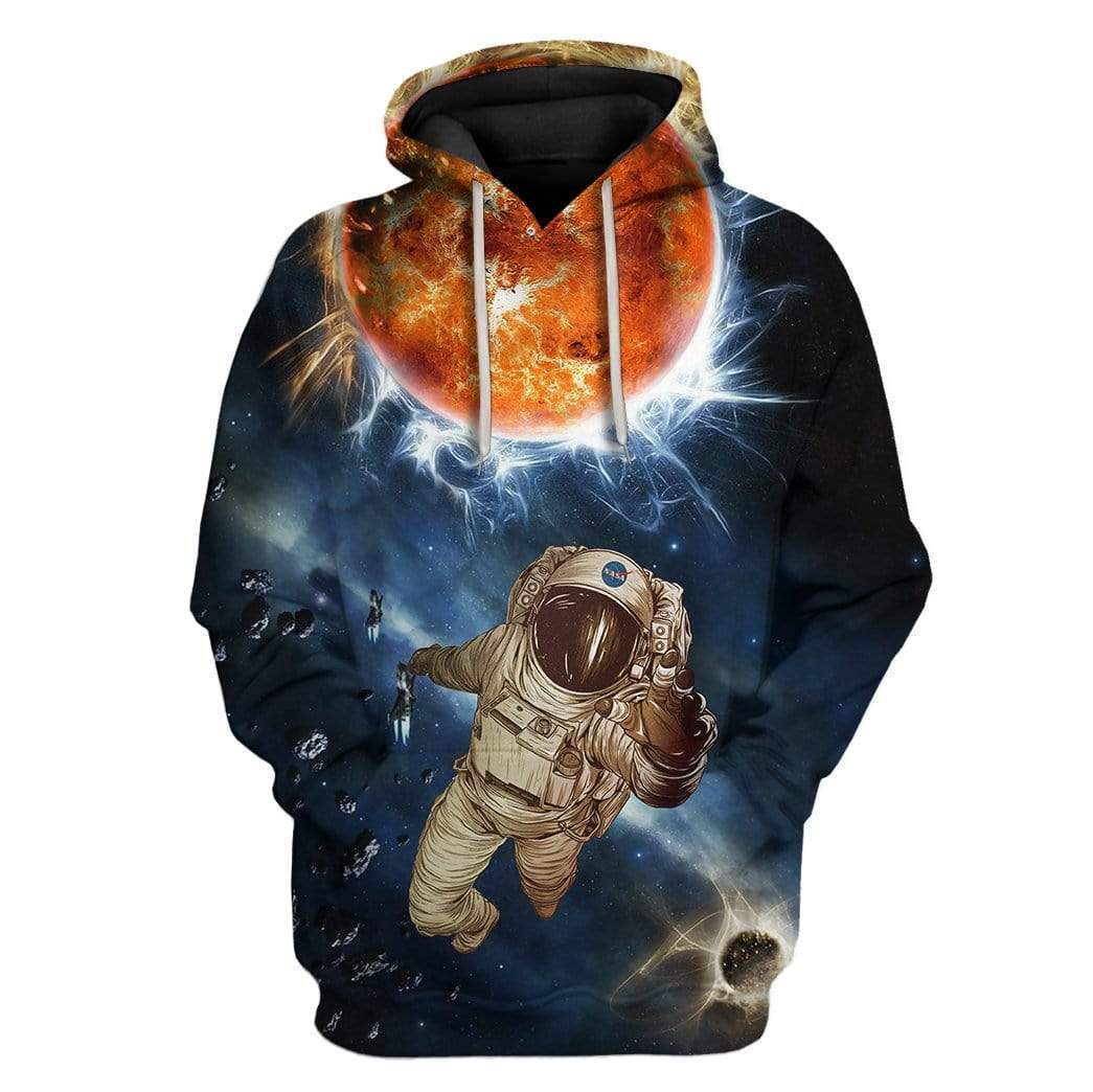 Custom T-shirt - Hoodies Space HD-GH3171902 3D Custom Fleece Hoodies Hoodie S 