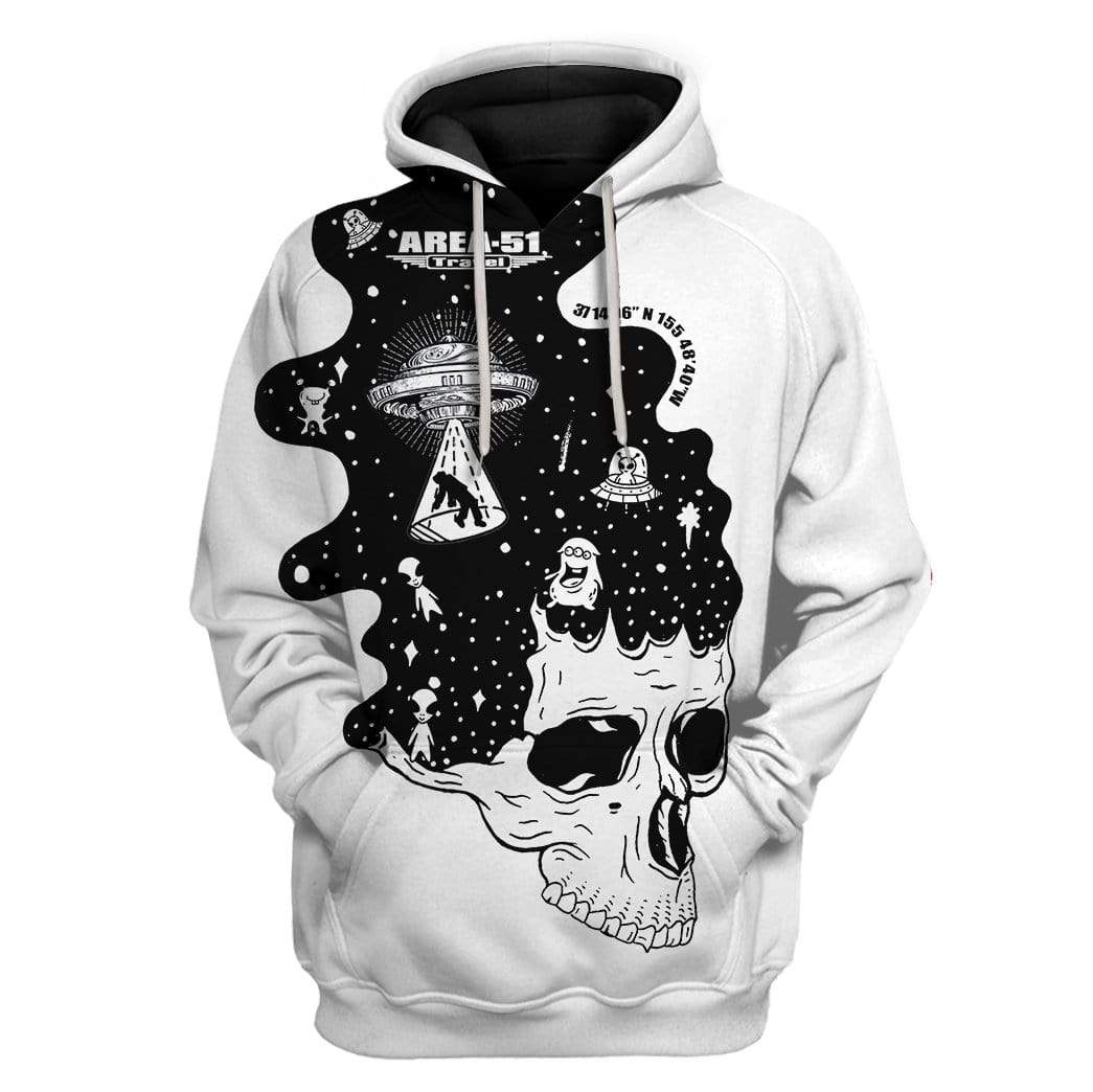 Custom T-shirt - Hoodies Storm Area 51 HD-GH21043 3D Custom Fleece Hoodies Hoodie S 