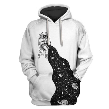 Gearhumans Custom T-shirt - Hoodies The Astronaut Knits The Universe Apparel