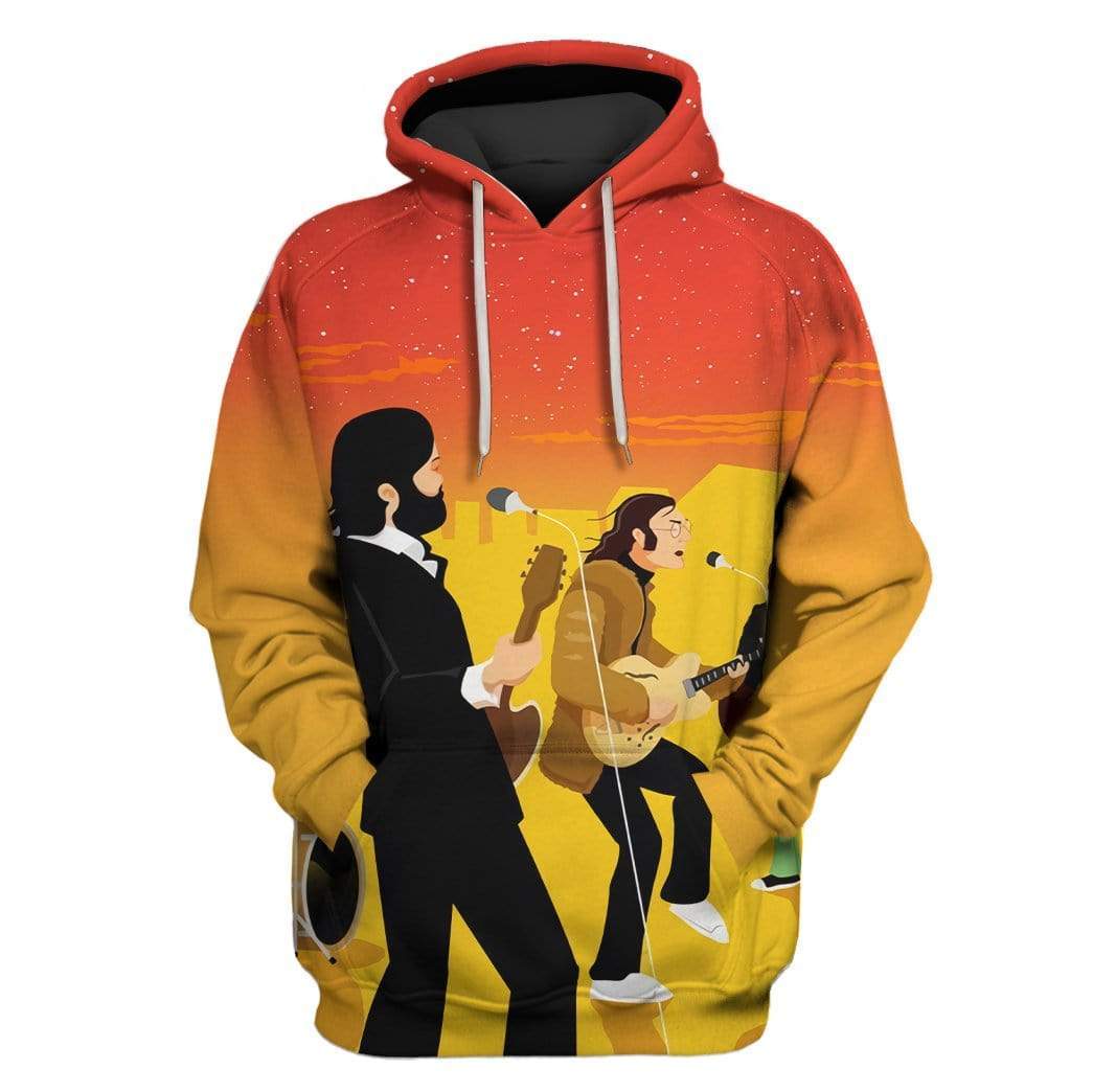 Custom T-shirt - Hoodies The Beatles Apparel HD-GH20854 3D Custom Fleece Hoodies Hoodie S 