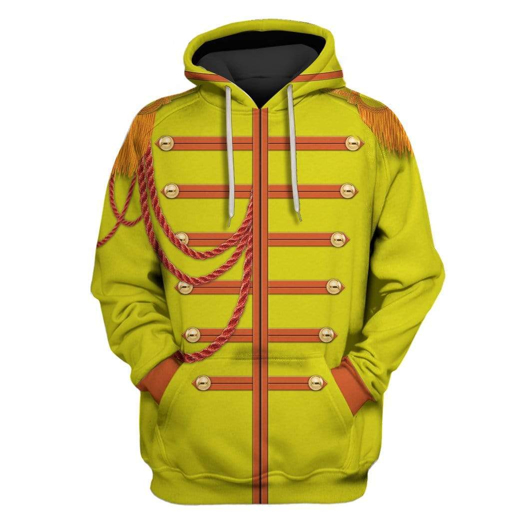 Custom T-shirt - Hoodies The Beatles Sgt. Pepper's Lonely Hearts Club Band Costume Apparel HD-GH20548 3D Custom Fleece Hoodies Hoodie S 