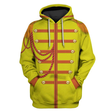 Gearhumans Custom T-shirt - Hoodies The Beatles Sgt. Pepper's Lonely Hearts Club Band Costume Apparel