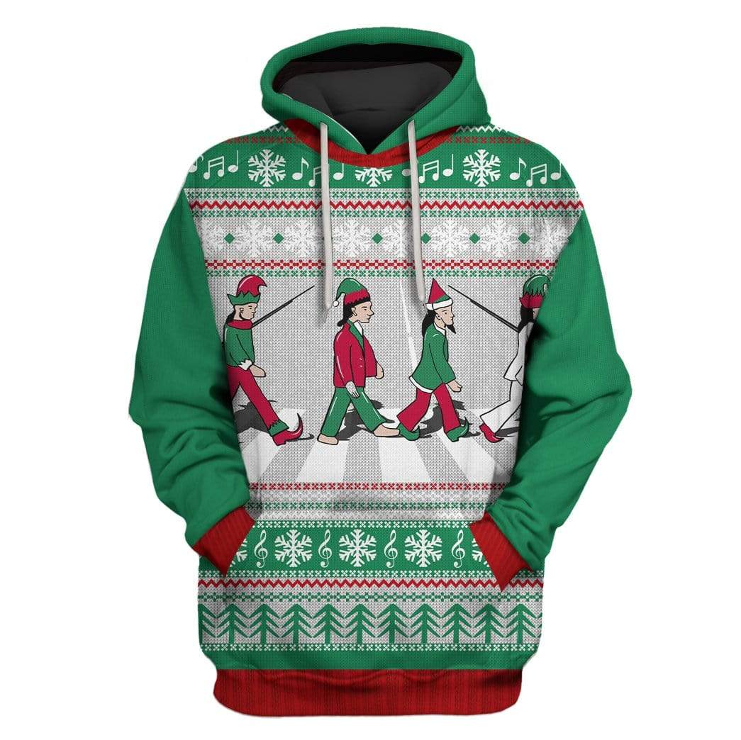 Custom T-shirt - Hoodies Ugly Christmas Apparel HD-GH20654 3D Custom Fleece Hoodies Hoodie S 