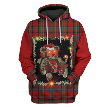 Gearhumans Custom T-shirt - Hoodies Ugly Christmas Bear Apparel