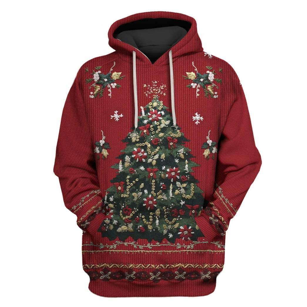 Custom T-shirt - Hoodies Ugly Christmas Carolina Colours Apparel HD-GH20666 3D Custom Fleece Hoodies Hoodie S 