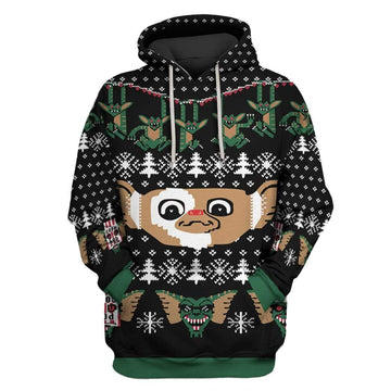 Custom T-shirt - Hoodies Ugly Christmas Gremlins Apparel HD-GH20689 3D Custom Fleece Hoodies Hoodie S 