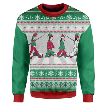 Gearhumans Custom T-shirt - Long Sleeves Ugly Christmas Christmas Sweater Jumper