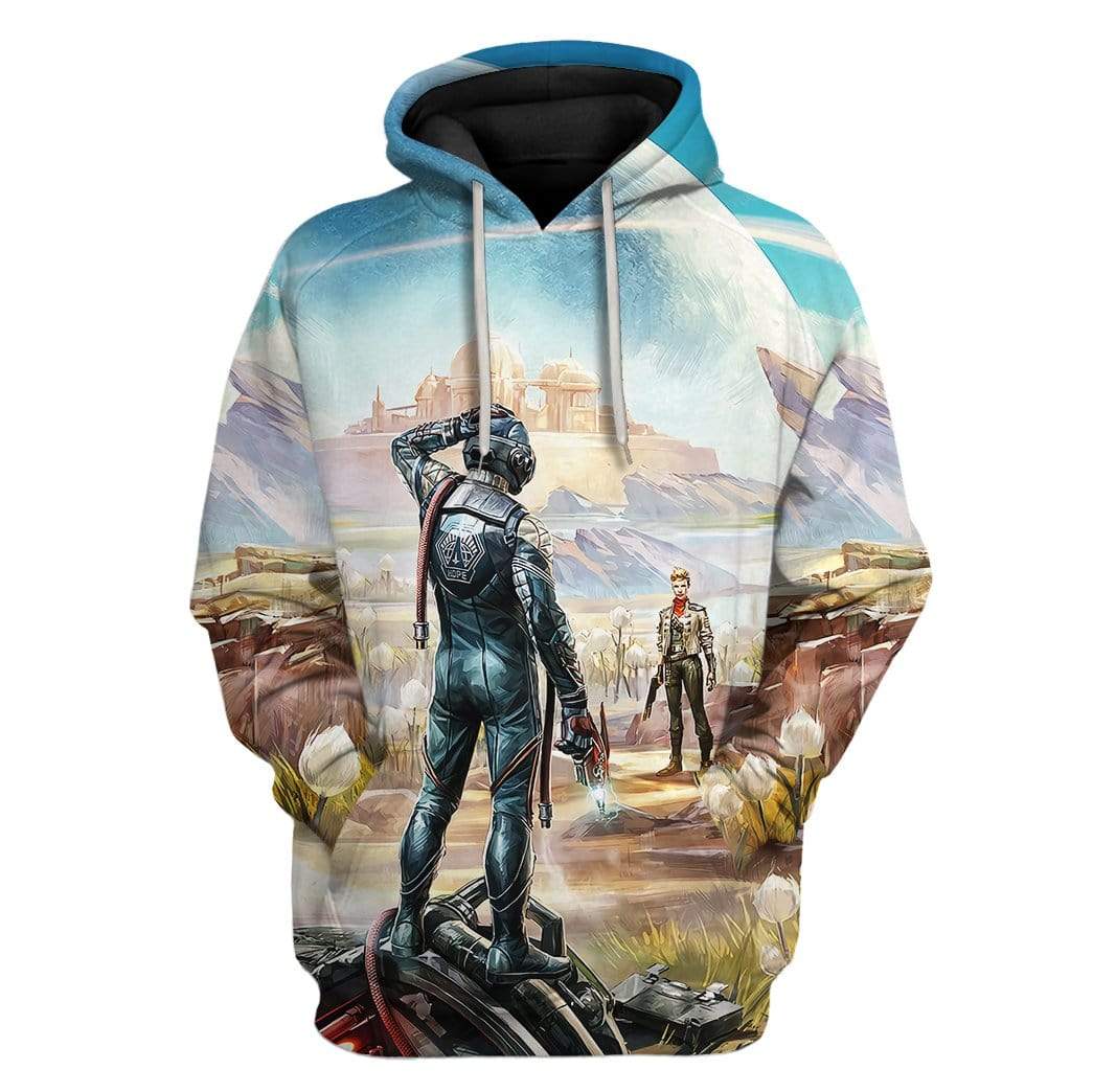 Custom The Outer Worlds Apparel HD-TA23101902 3D Custom Fleece Hoodies Hoodie S 