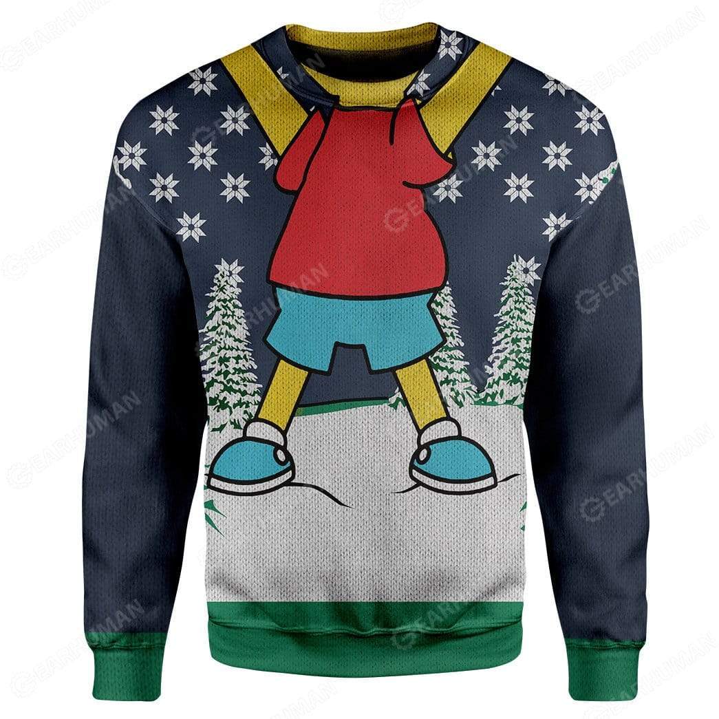 Custom Ugly Bart Simpsons Christmas Sweater Jumper HD-TA18101908 Ugly Christmas Sweater 