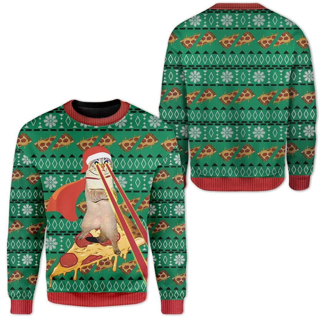 Custom Ugly Cat Christmas Sweater Jumper HD-TA28101907 Ugly Christmas Sweater 