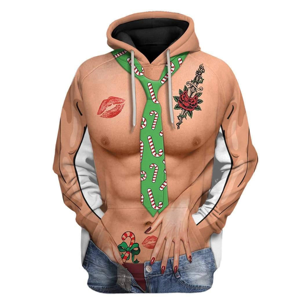 Custom Ugly Christmas Apparel HD-AT09101905 3D Custom Fleece Hoodies Hoodie S 