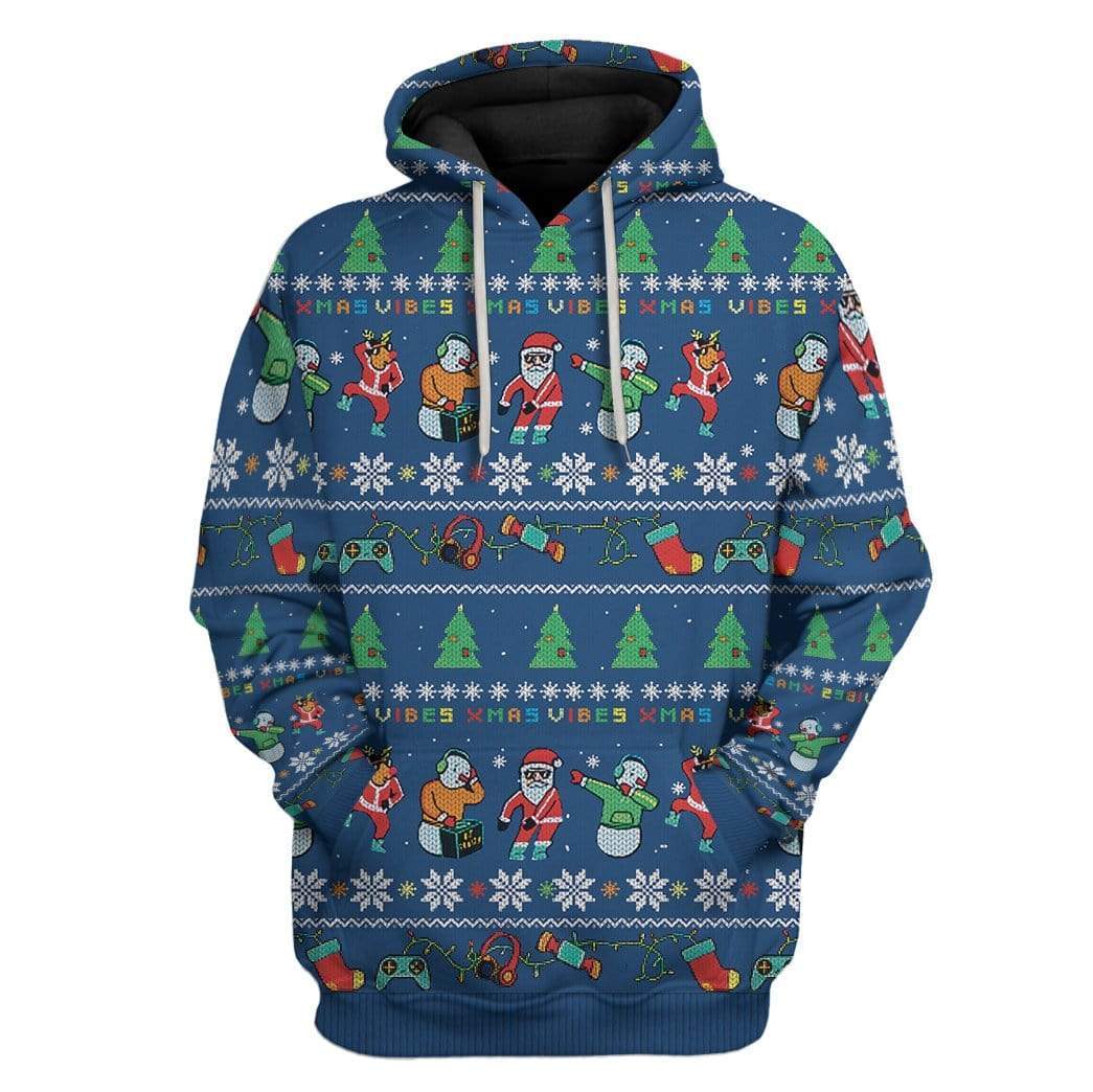 Custom Ugly Christmas Apparel HD-TA01111911 3D Custom Fleece Hoodies Hoodie S 